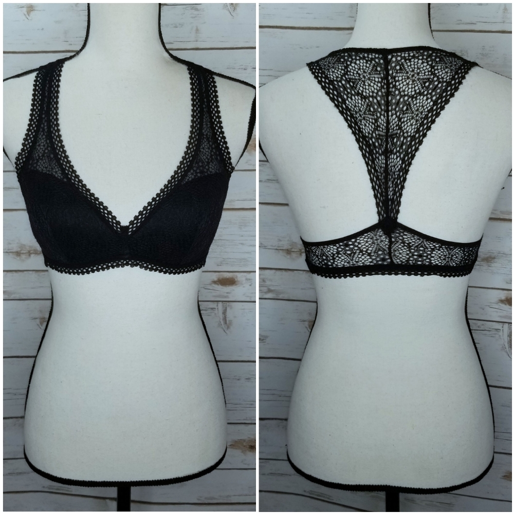 Victoria Secret Bralette Lace Razorback Size Small